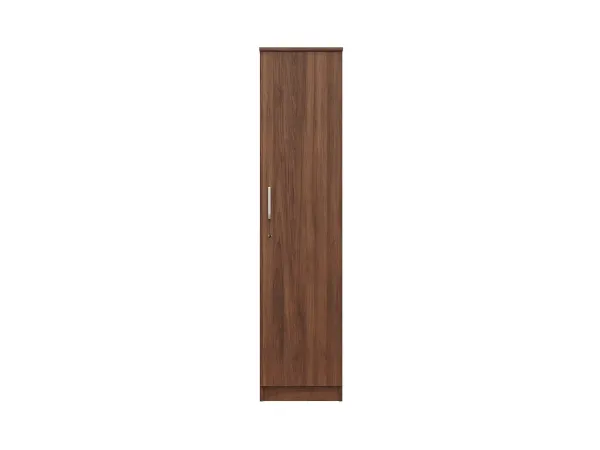 Belle Solid Wood Single Bed with 4 Inches Mattress Rio Engineered Wood Wardobe